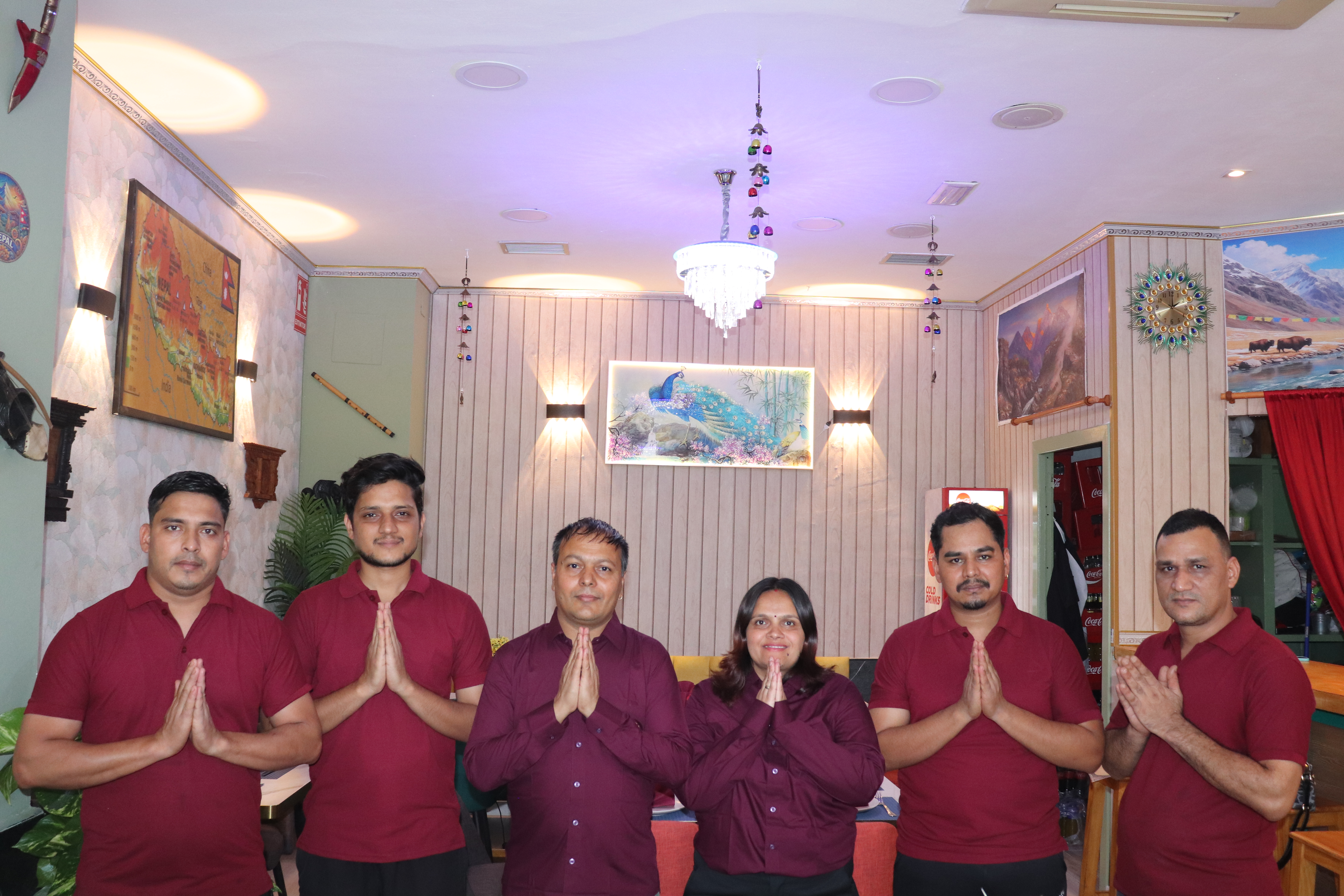 La familia de Restaurante Shiva
